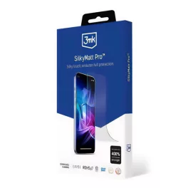   3MK SILKYMATT PRO képernyővédő fólia (matt, HYDROGÉL öngyógyító, tokbarát + applikáló folyadék) ÁTLÁTSZÓ