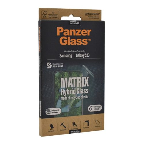 PANZERGLASS MATRIX képernyővédő fólia (3D, 9H + segédkeret) ÁTLÁTSZÓ