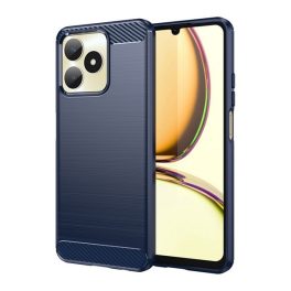 Szilikon telefonvédő (ütésállóság, légpárnás sarok, szálcsiszolt, karbon minta) SÖTÉTKÉK   Szilikon telefonvédő (ütésállóság, légpárnás sarok, szálcsiszolt, karbon minta) SÖTÉTKÉK