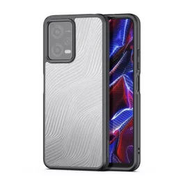   DUX DUCIS AIMO szilikon telefonvédő (ütésállóság, kameravédő, matt, hullám) FEKETE
