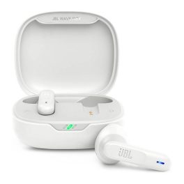 JBL WAVE FLEX bluetooth fülhallgató SZTEREO (v5.2, TWS, mikrofon, zajszűrő, IP54 + töltőtok) FEHÉR   JBL WAVE FLEX bluetooth fülhallgató SZTEREO (v5.2, TWS, mikrofon, zajszűrő, IP54 + töltőtok) FEHÉR