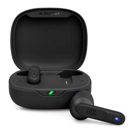 JBL WAVE FLEX bluetooth fülhallgató SZTEREO (v5.2, TWS, mikrofon, zajszűrő, IP54 + töltőtok) FEKETE   JBL WAVE FLEX bluetooth fülhallgató SZTEREO (v5.2, TWS, mikrofon, zajszűrő, IP54 + töltőtok) FEKETE