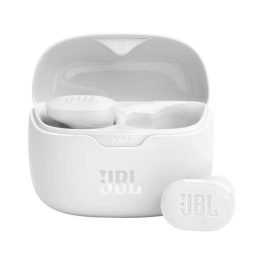 JBL TUNE BUDS bluetooth fülhallgató SZTEREO (v5.3, TWS, mikrofon, aktív zajszűrő, IP54 + töltőtok) FEHÉR   JBL TUNE BUDS bluetooth fülhallgató SZTEREO (v5.3, TWS, mikrofon, aktív zajszűrő, IP54 + töltőtok) FEHÉR
