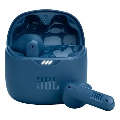 JBL TUNE FLEX bluetooth fülhallgató SZTEREO (v5.2, TWS, mikrofon, aktív zajszűrő, IPX4 + töltőtok) KÉK