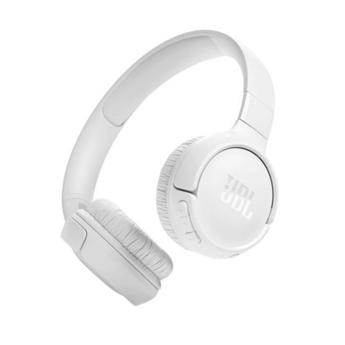 JBL TUNE 520BT bluetooth fejhallgató SZTEREO (v5.3, mikrofon, multipoint, összehajtható) FEHÉR