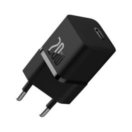   BASEUS hálózati töltő Type-C aljzat (20W, GaN5, PD gyorstöltő) FEKETE