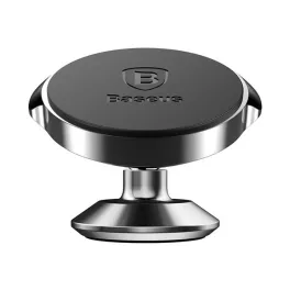   BASEUS SMALL EARS autós tartó (műszerfalra, öntapadó, 360°, mágneses) FEKETE