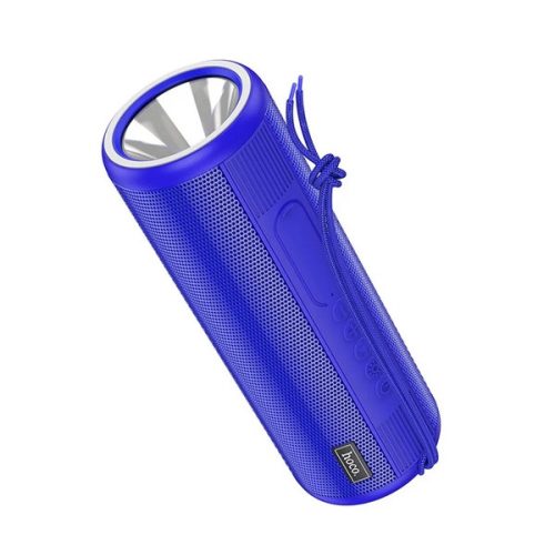 HOCO HC11 bluetooth hordozható hangszóró (v5.0, 1200mAh, kártyaolvasó, 10W, zseblámpa funkció) SÖTÉTKÉK