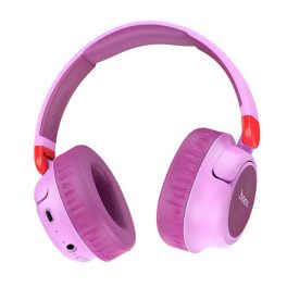   HOCO W43 bluetooth fejhallgató SZTEREO (v5.2, kártyaolvasó, 3.5mm jack aljzat) LILA