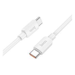   HOCO X96 adatkábel (Type-C - Type-C, 5A, 100W, PD gyorstöltő, 100cm) FEHÉR