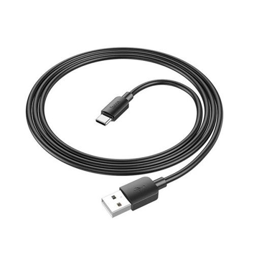 HOCO X96 adatkábel (USB - Type-C, 3A, 27W, PD gyorstöltő, 100cm) FEKETE