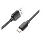 HOCO X96 adatkábel (USB - Type-C, 6A, 100W, PD gyorstöltő, 100cm) FEKETE