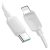 JOYROOM adatkábel (Type-C - lightning, 20W, gyorstöltő, törésgátló, 120cm) FEHÉR