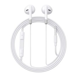 JOYROOM JR-EW01 fülhallgató SZTEREO (3.5mm jack, mikrofon, felvevő gomb, hangerőszabályzó) FEHÉR   JOYROOM JR-EW01 fülhallgató SZTEREO (3.5mm jack, mikrofon, felvevő gomb, hangerőszabályzó) FEHÉR