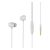 REMAX RM-550 fülhallgató SZTEREO (3.5mm jack, mikrofon, felvevő gomb) FEHÉR