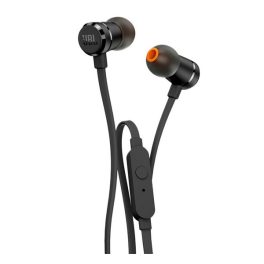 JBL T290 fülhallgató SZTEREO (3.5mm jack, mikrofon, felvevő gomb, lapos kábel) FEKETE   JBL T290 fülhallgató SZTEREO (3.5mm jack, mikrofon, felvevő gomb, lapos kábel) FEKETE