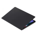 SAMSUNG tok álló, bőr hatású (aktív FLIP, oldalra nyíló, TRIFOLD, asztali tartó, mágneses, ceruza tartó) FEKETE