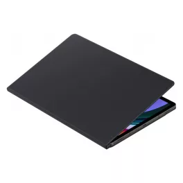   SAMSUNG tok álló, bőr hatású (aktív FLIP, oldalra nyíló, TRIFOLD, asztali tartó, mágneses, ceruza tartó) FEKETE