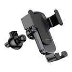 HOCO CA103 autós tartó (szellőzőre, gravitációs, 360°, 4.5-7" méret) FEKETE