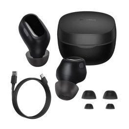   BASEUS BOWIE WM01 bluetooth fülhallgató SZTEREO (v5.3, TWS, mikrofon + töltőtok) FEKETE