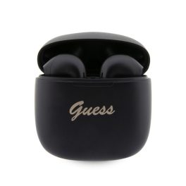   GUESS SCRIPT LOGO bluetooth fülhallgató SZTEREO (v5.3, TWS, mikrofon + töltőtok) FEKETE