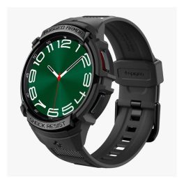 SPIGEN RUGGED ARMOR PRO pótszíj (egyedi méret, szilikon, ütésállóság + szilikon keret) FEKETE   SPIGEN RUGGED ARMOR PRO pótszíj (egyedi méret, szilikon, ütésállóság + szilikon keret) FEKETE