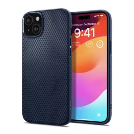   SPIGEN LIQUID AIR szilikon telefonvédő (ütésállóság, légpárnás sarok, rombusz) SÖTÉTKÉK