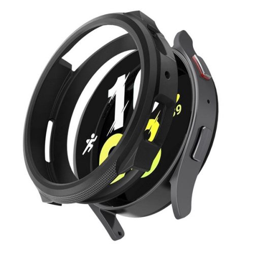 SPIGEN LIQUID AIR szilikon óra keret (ütésállóság) FEKETE