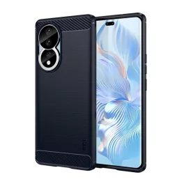   MOFI szilikon telefonvédő (ütésállóság, légpárnás sarok, szálcsiszolt, karbon minta) SÖTÉTKÉK