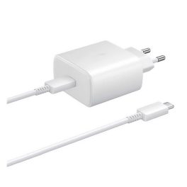 SAMSUNG hálózati töltő Type-C aljzat (65W, PD gyorstöltő + Type-C kábel) FEHÉR   SAMSUNG hálózati töltő Type-C aljzat (65W, PD gyorstöltő + Type-C kábel) FEHÉR