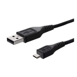 Adatkábel (USB - microUSB, 80cm) FEKETE Adatkábel (USB - microUSB, 80cm) FEKETE