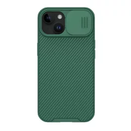   NILLKIN CAMSHIELD PRO szilikon telefonvédő (ütésállóság, kameravédő, csíkos) SÖTÉTZÖLD