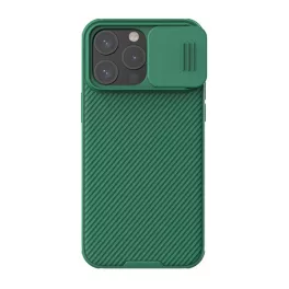   NILLKIN CAMSHIELD PRO szilikon telefonvédő (ütésállóság, kameravédő, csíkos) SÖTÉTZÖLD