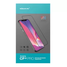   NILLKIN CP+ PRO képernyővédő üveg (2.5D, full glue, UV szűrés, 0.33mm, 9H) FEKETE