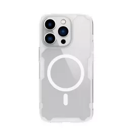  NILLKIN NATURE PRO MAGNETIC műanyag telefonvédő (ütésállóság, légpárnás sarok, MagSafe) ÁTLÁTSZÓ