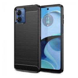 Szilikon telefonvédő (ütésállóság, légpárnás sarok, szálcsiszolt, karbon minta) FEKETE   Szilikon telefonvédő (ütésállóság, légpárnás sarok, szálcsiszolt, karbon minta) FEKETE