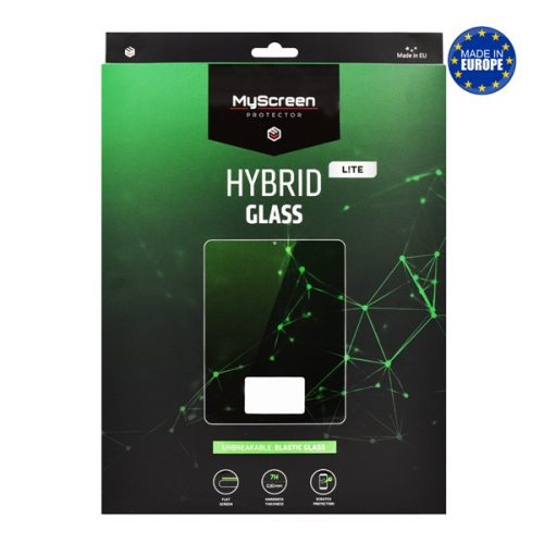 MYSCREEN HYBRIDGLASS LITE képernyővédő üveg (2.5D, flexibilis, ütésállóság, 0.15mm, 8H, NEM íves) ÁTLÁTSZÓ
