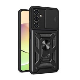 Defender szilikon telefonvédő (ütésállóság, tartógyűrű, kameravédő) FEKETE   Defender szilikon telefonvédő (ütésállóság, tartógyűrű, kameravédő) FEKETE