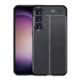 Szilikon telefonvédő (ütésállóság, bőr hatású, varrás minta) FEKETE   Szilikon telefonvédő (ütésállóság, bőr hatású, varrás minta) FEKETE