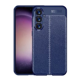 Szilikon telefonvédő (ütésállóság, bőr hatású, varrás minta) SÖTÉTKÉK   Szilikon telefonvédő (ütésállóság, bőr hatású, varrás minta) SÖTÉTKÉK