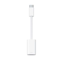 APPLE adapter kábel (lightning aljzat - Type-C) FEHÉR