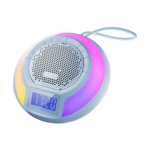 TRIBIT AQUAEASE BTS11 bluetooth hangszóró (v5.3, 2200mAh belső akku, IPX7 vízálló, LED) VILÁGOSKÉK