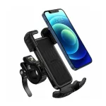 UGREEN kerékpáros telefontartó (kormányra rögzíthető, 360°, 4.7 - 6.8" méret) FEKETE