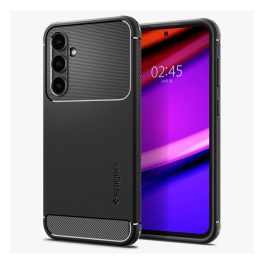 SPIGEN RUGGED ARMOR szilikon telefonvédő (ütésállóság, légpárnás sarok, karbon minta) FEKETE   SPIGEN RUGGED ARMOR szilikon telefonvédő (ütésállóság, légpárnás sarok, karbon minta) FEKETE