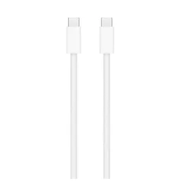   APPLE adatkábel (Type-C - Type-C, 240W, PD gyorstöltő, szőtt borítás, 200cm) FEHÉR
