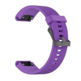 Pótszíj (egyedi méret, 20mm, szilikon, rombusz, QuickFit csatlakozás) LILA   Pótszíj (egyedi méret, 20mm, szilikon, rombusz, QuickFit csatlakozás) LILA