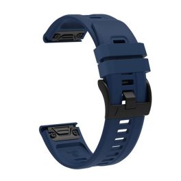 Pótszíj (egyedi méret, 26mm, szilikon, QuickFit csatlakozás) SÖTÉTKÉK   Pótszíj (egyedi méret, 26mm, szilikon, QuickFit csatlakozás) SÖTÉTKÉK