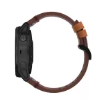 Pótszíj (egyedi méret, 20mm, bőr hatású, QuickFit csatlakozás) BARNA