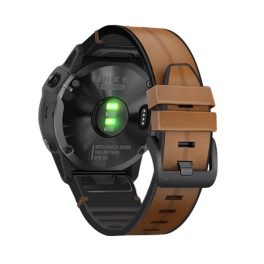 Pótszíj (egyedi méret, 22mm, bőr hatású, QuickFit csatlakozás) BARNA   Pótszíj (egyedi méret, 22mm, bőr hatású, QuickFit csatlakozás) BARNA