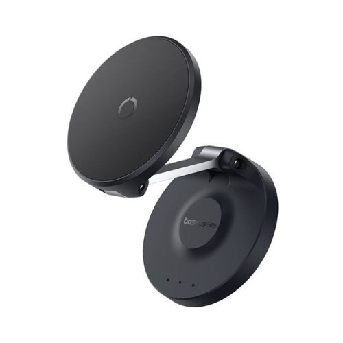 BASEUS MAGPRO tartó (ragasztható, állítható, összecsukható, MagSafe) FEKETE